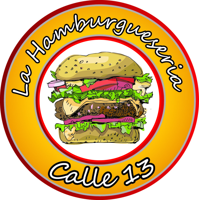 La Hamburgueseria Calle 13 Logo